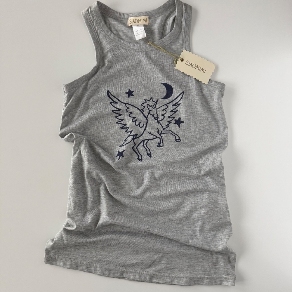 NWT Siaomimi Play Unicorn Pegasus Tank size 8Y - Picture 3 of 6